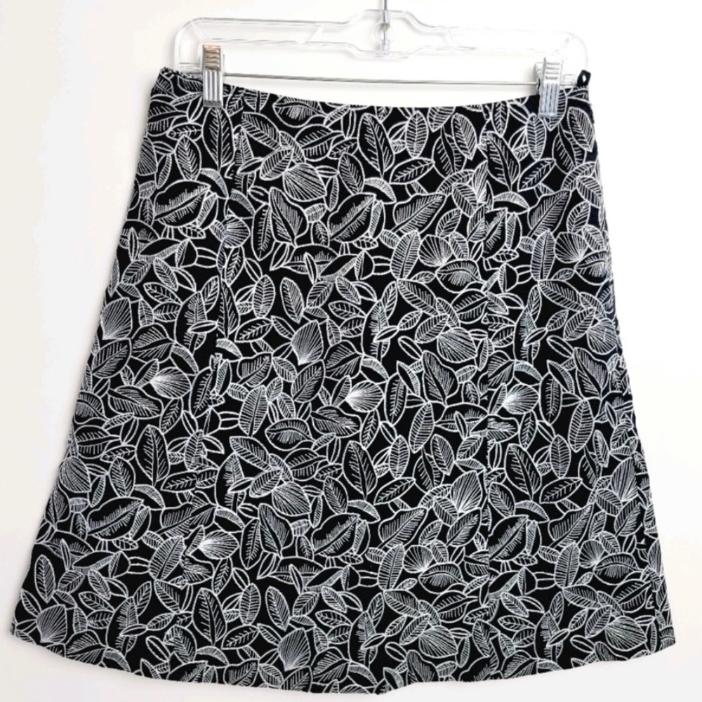 Talbots Floral Knee Length Skirt